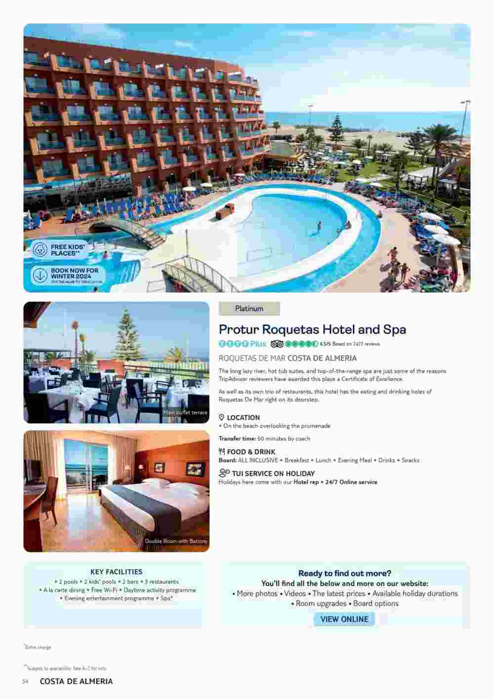 Tui offers valid from 10/11/2023 - Page 54.