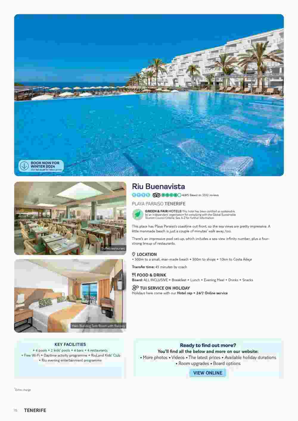 Tui offers valid from 10/11/2023 - Page 76.