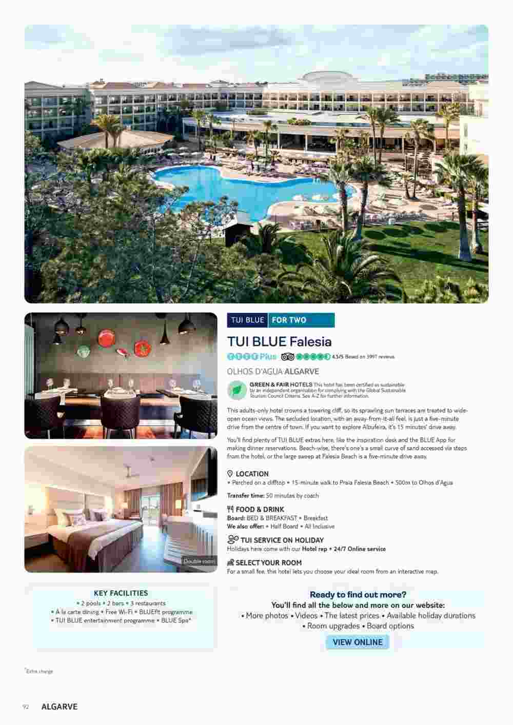 Tui offers valid from 10/11/2023 - Page 92.