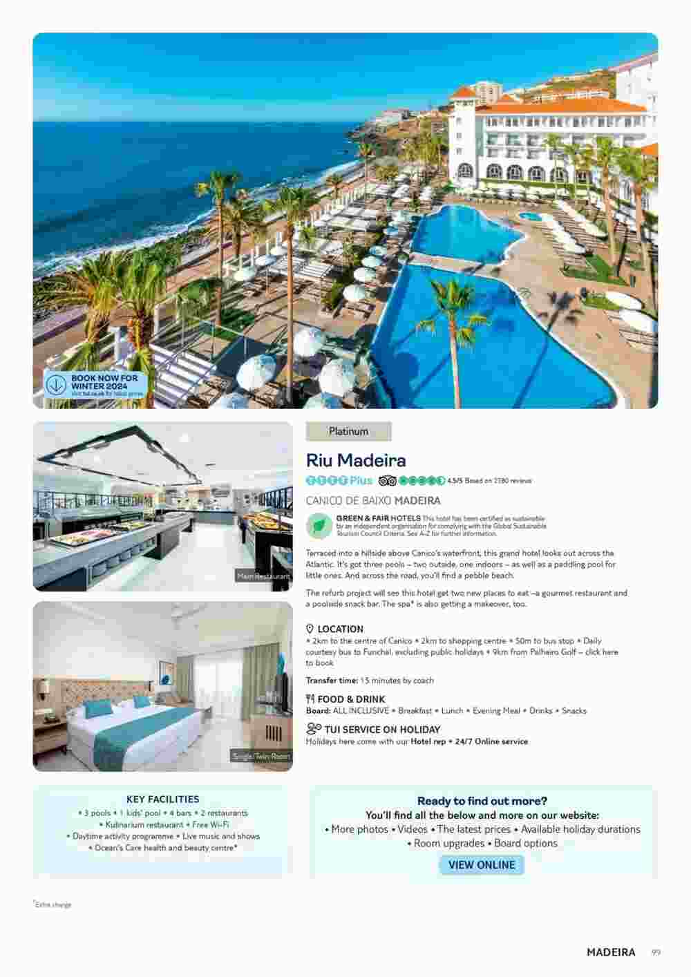 Tui offers valid from 10/11/2023 - Page 99.