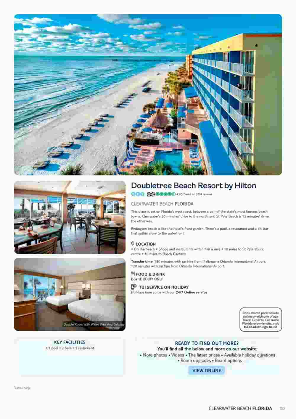 Tui offers valid from 10/11/2023 - Page 123.