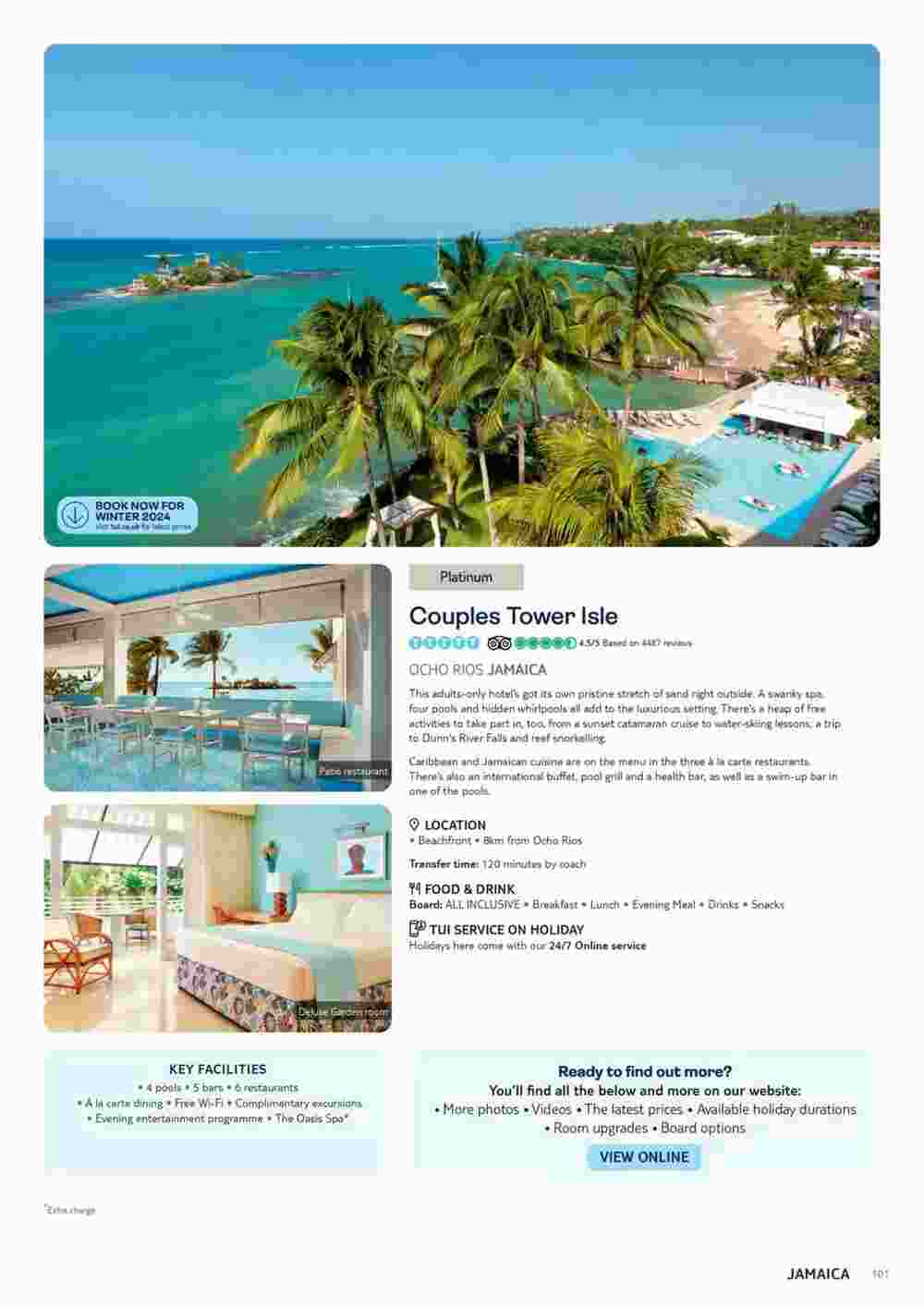 Tui offers valid from 10/11/2023 - Page 101.