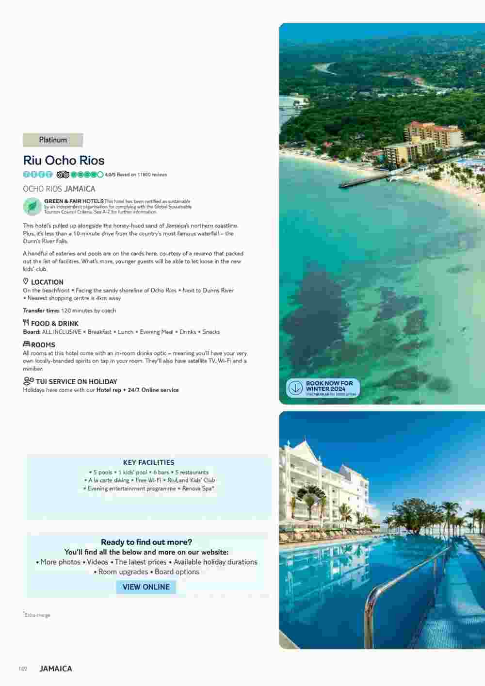 Tui offers valid from 10/11/2023 - Page 102.