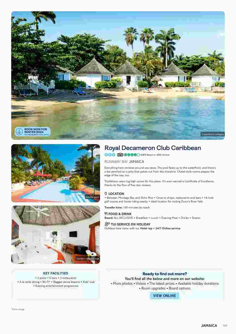 Tui offers valid from 10/11/2023 - Page 109.