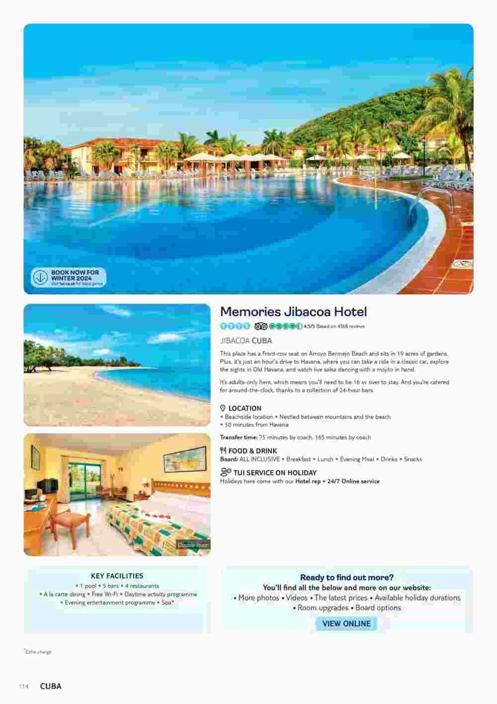 Tui offers valid from 10/11/2023 - Page 114.