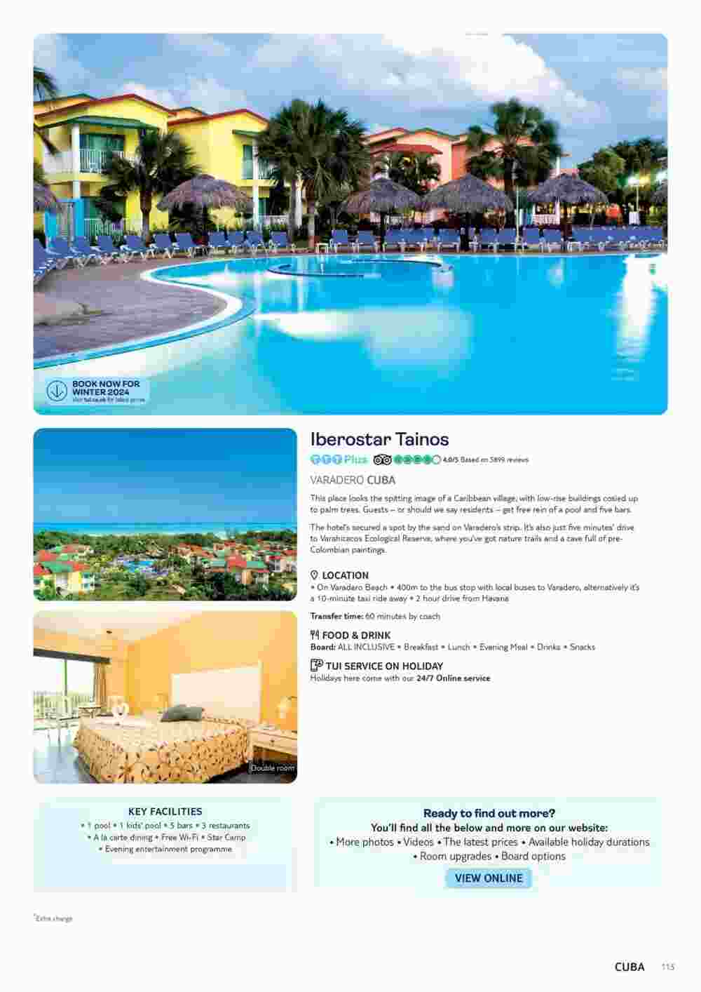Tui offers valid from 10/11/2023 - Page 115.