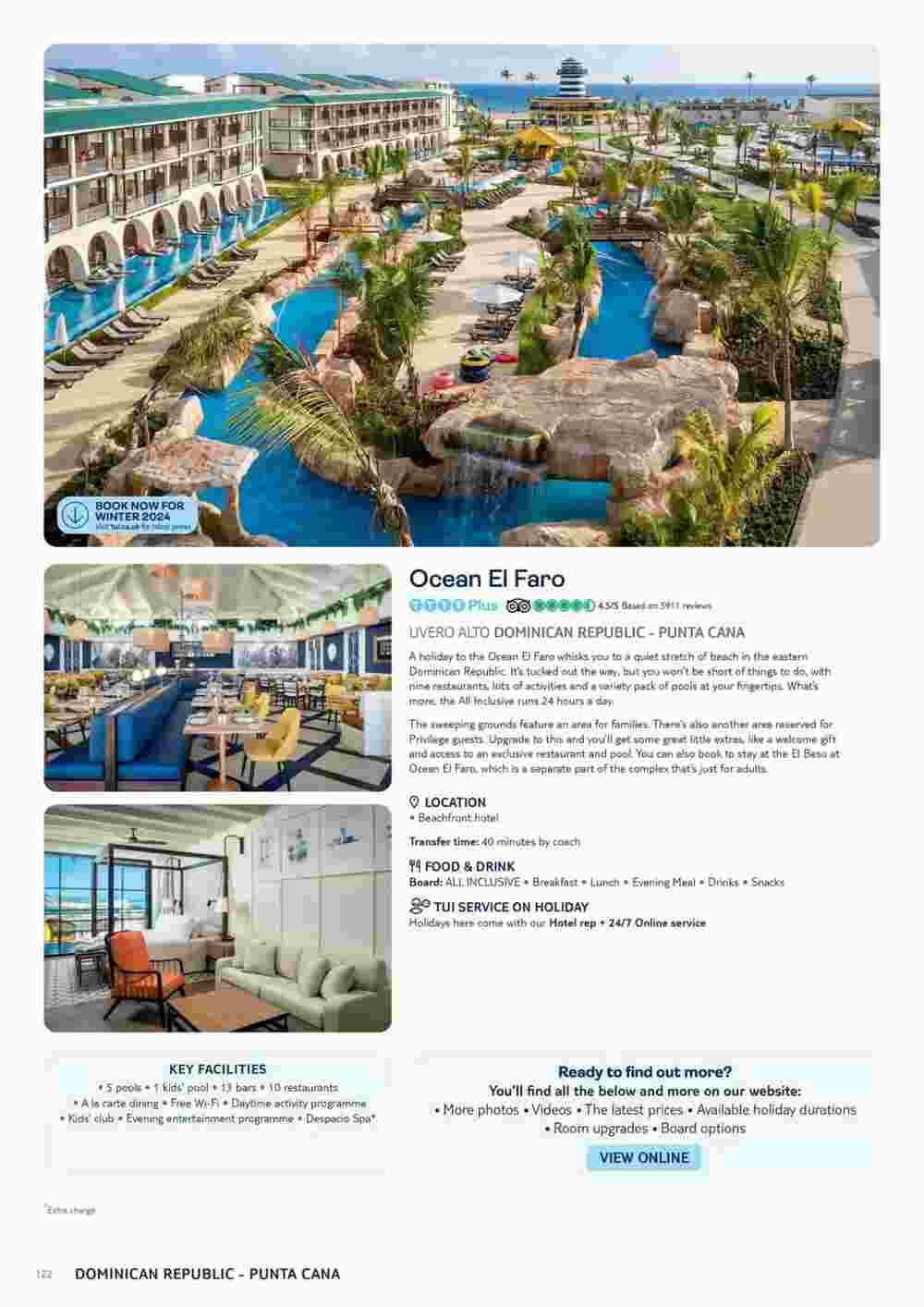 Tui offers valid from 10/11/2023 - Page 122.