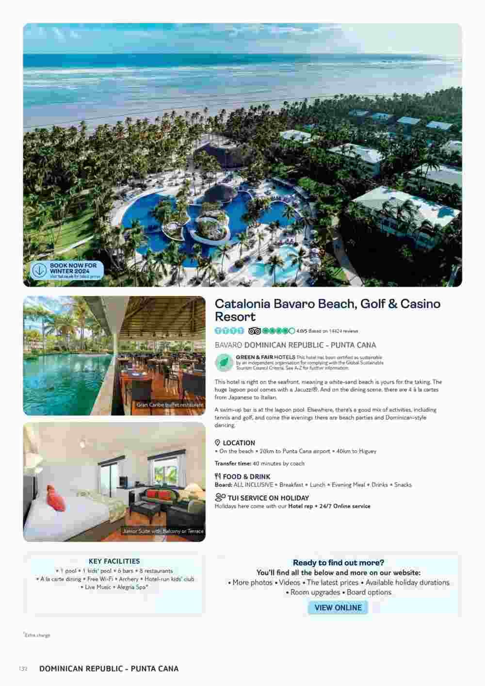 Tui offers valid from 10/11/2023 - Page 132.