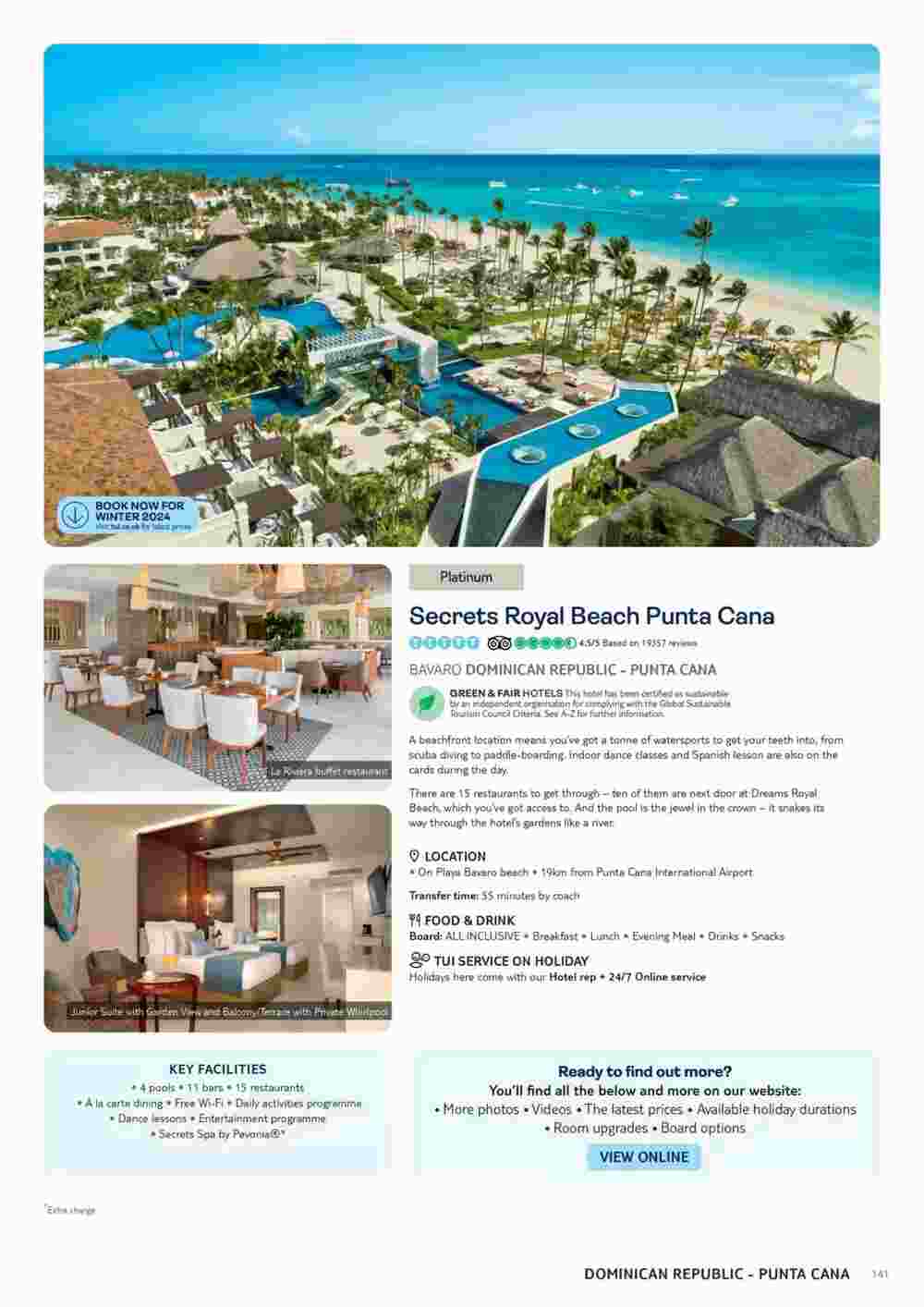 Tui offers valid from 10/11/2023 - Page 141.