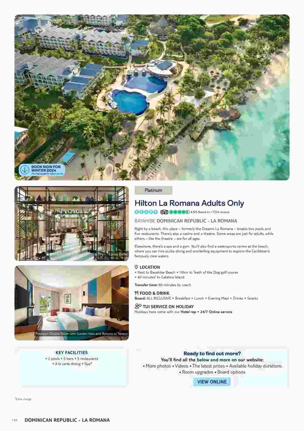 Tui offers valid from 10/11/2023 - Page 144.