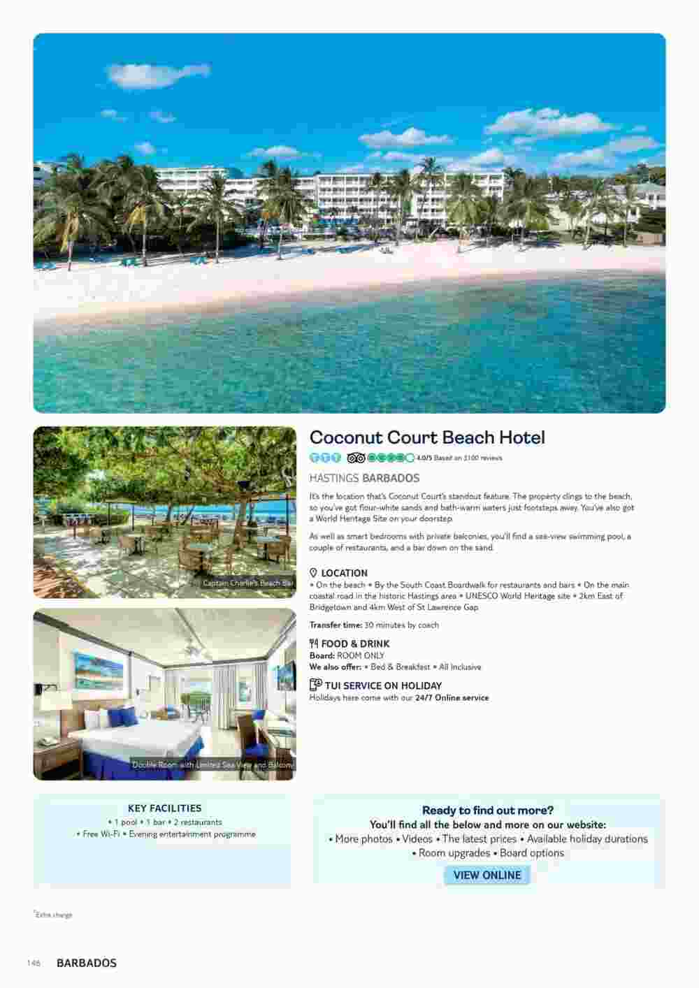 Tui offers valid from 10/11/2023 - Page 148.