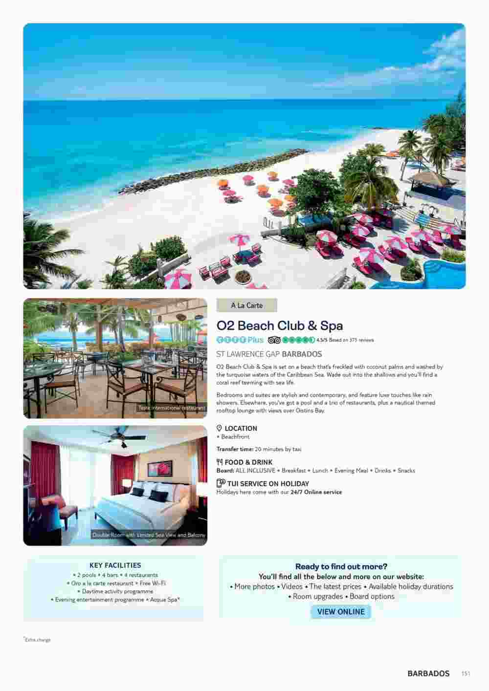 Tui offers valid from 10/11/2023 - Page 151.