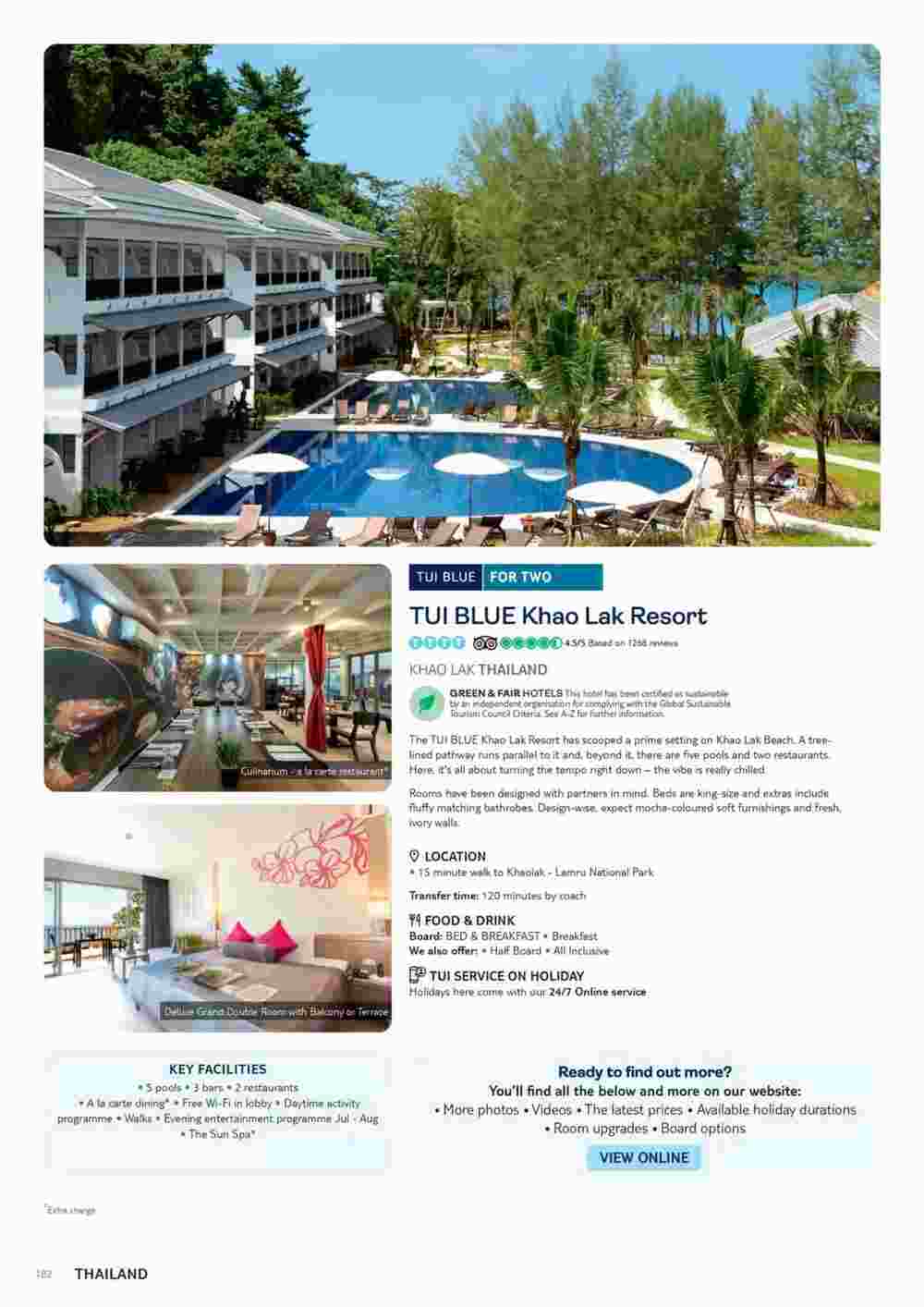 Tui offers valid from 10/11/2023 - Page 182.