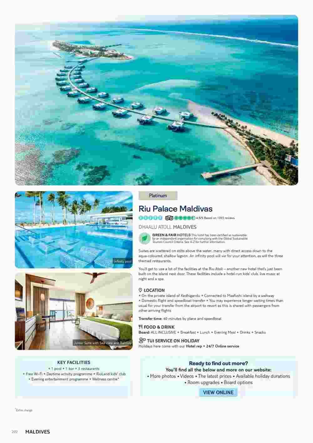 Tui offers valid from 10/11/2023 - Page 202.