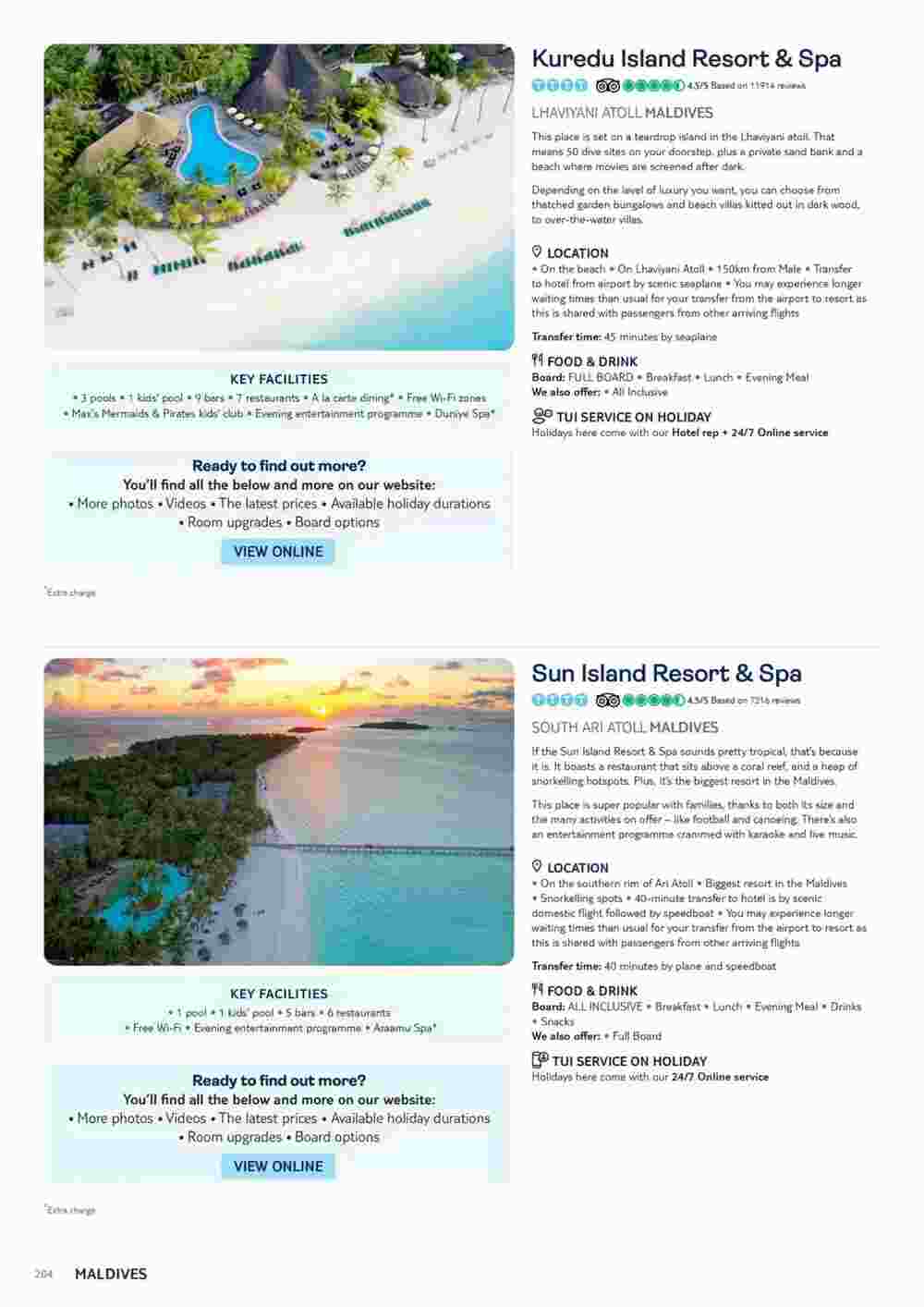 Tui offers valid from 10/11/2023 - Page 204.