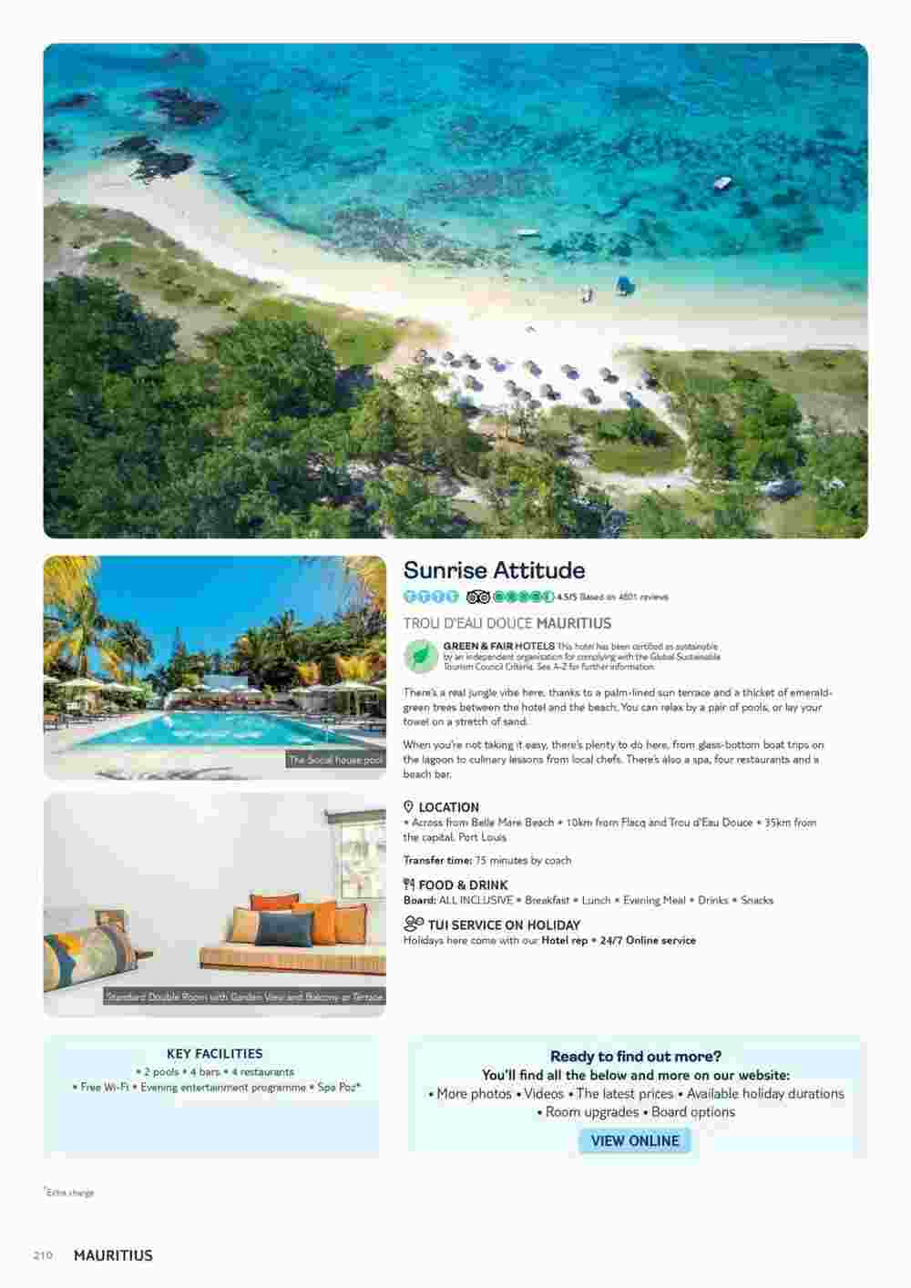 Tui offers valid from 10/11/2023 - Page 210.