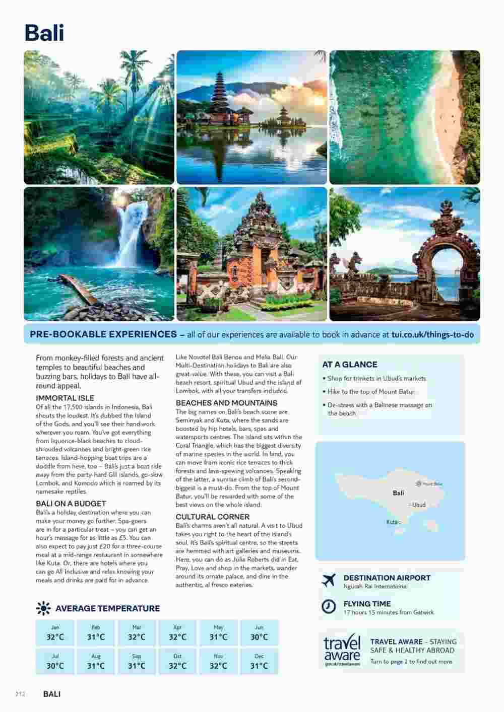 Tui offers valid from 10/11/2023 - Page 212.