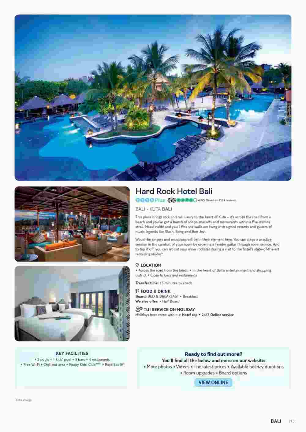 Tui offers valid from 10/11/2023 - Page 213.