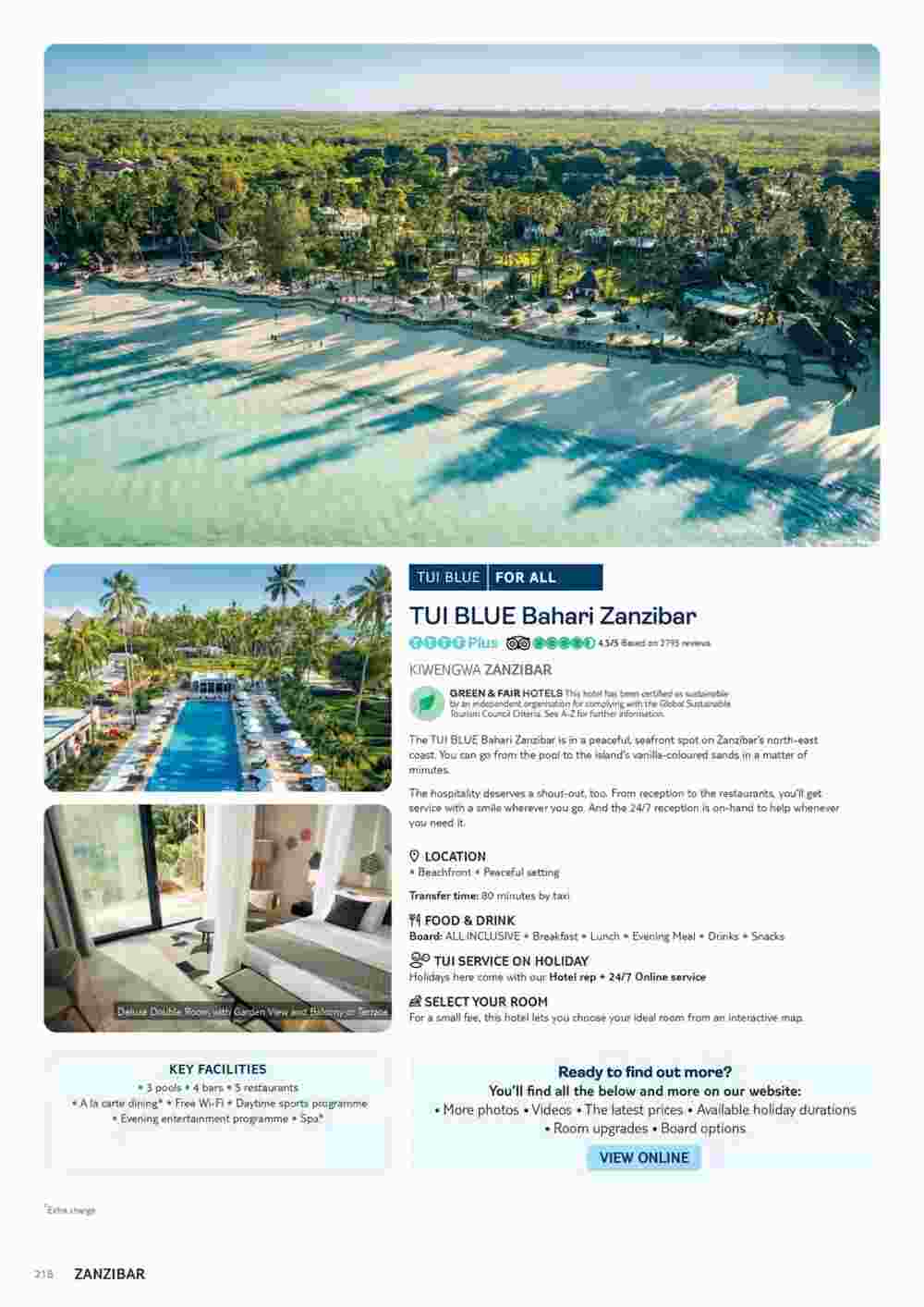 Tui offers valid from 10/11/2023 - Page 218.