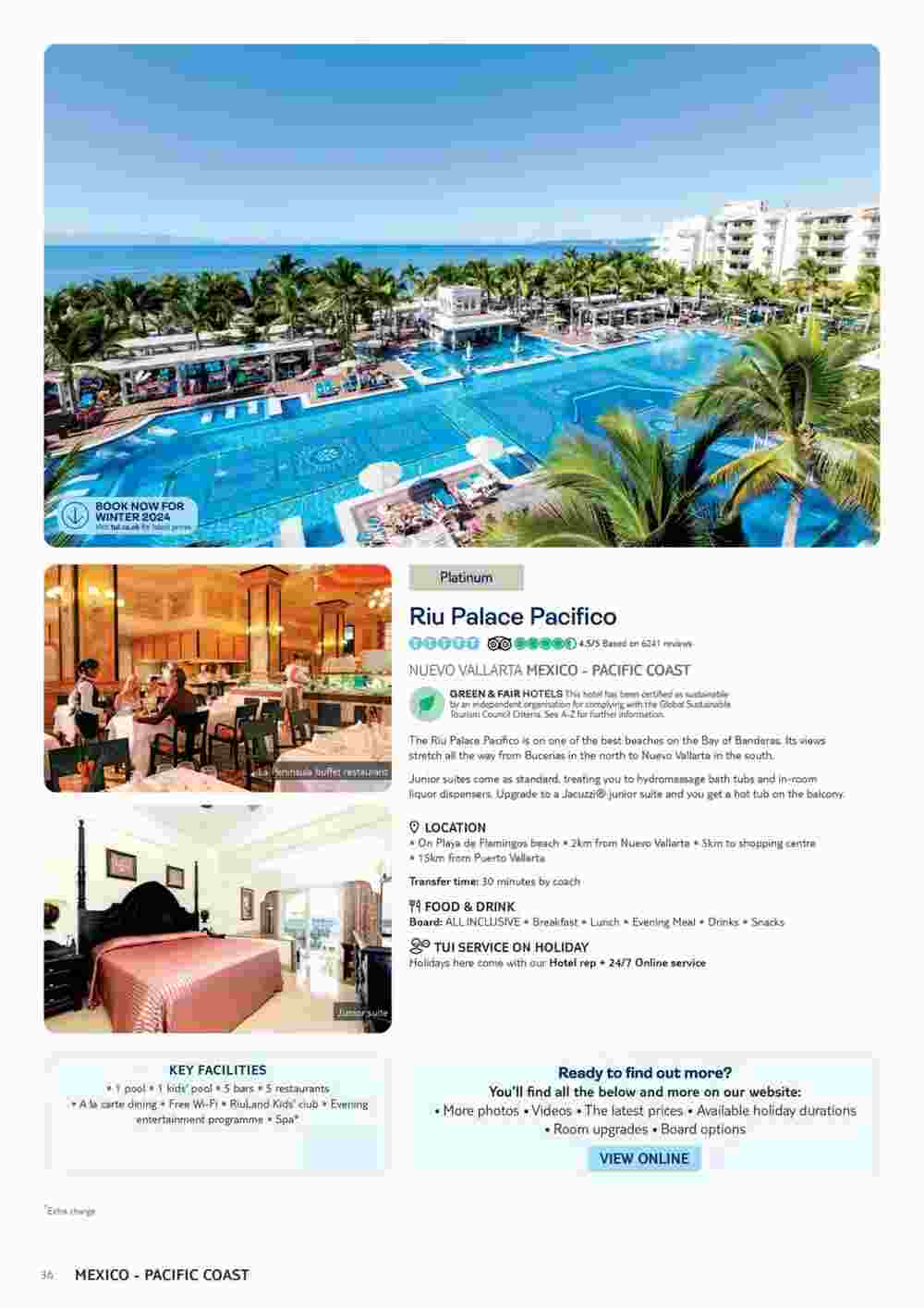 Tui offers valid from 10/11/2023 - Page 36.