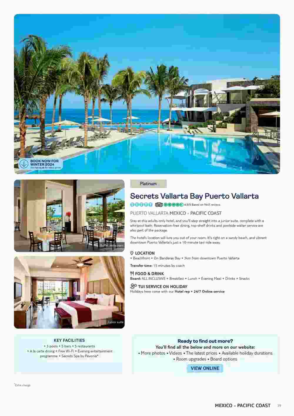 Tui offers valid from 10/11/2023 - Page 39.