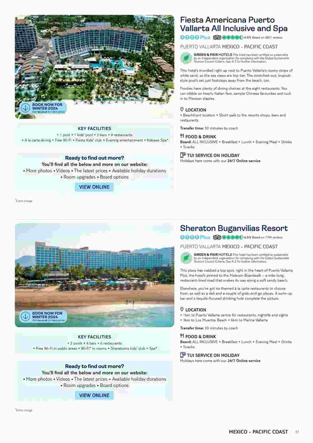 Tui offers valid from 10/11/2023 - Page 43.