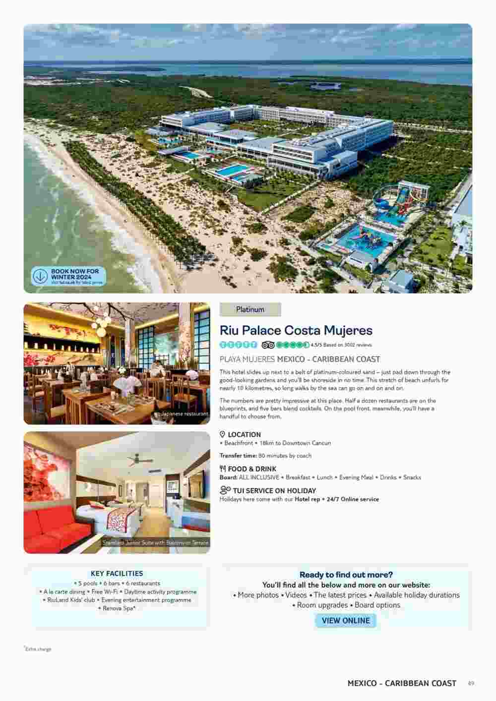 Tui offers valid from 10/11/2023 - Page 49.