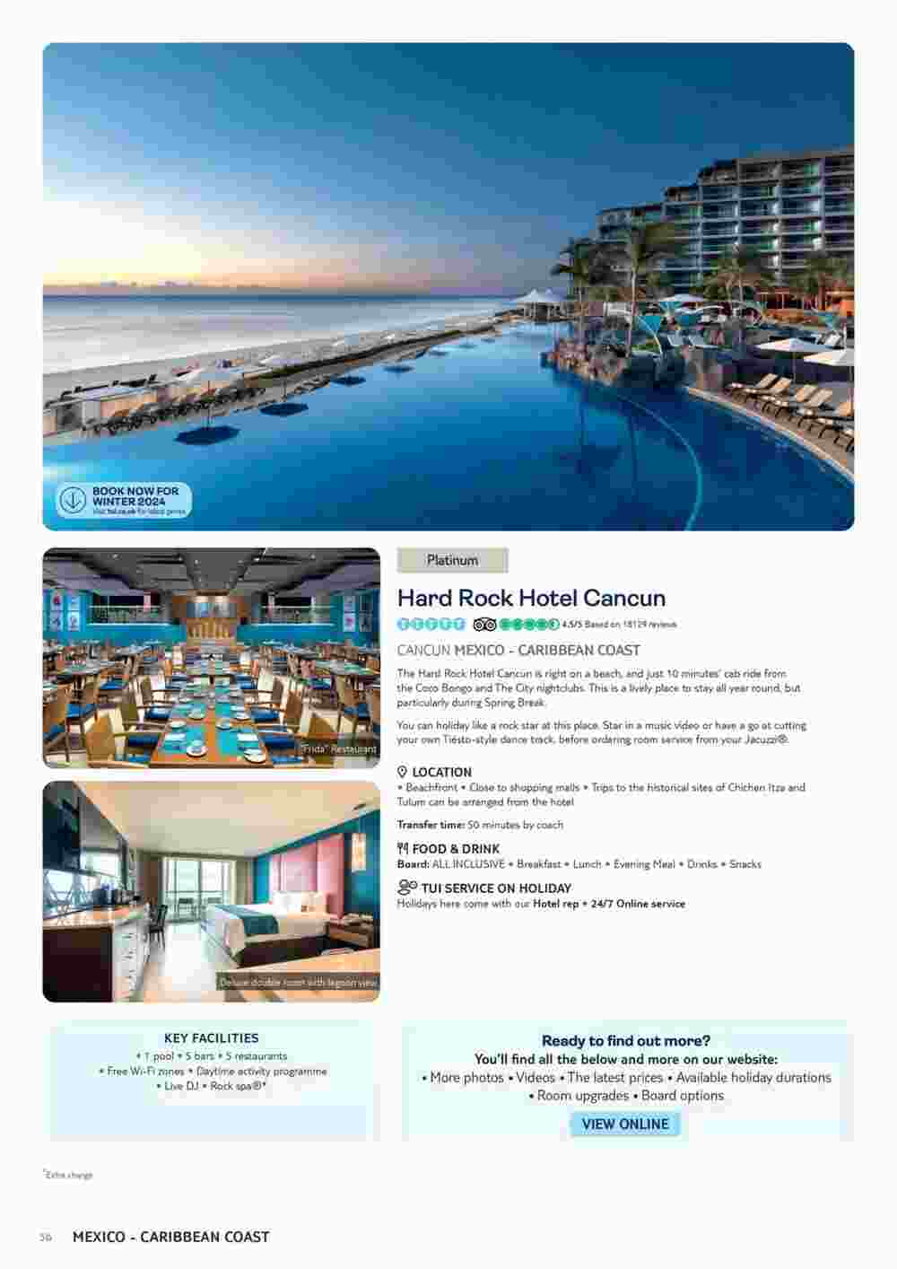 Tui offers valid from 10/11/2023 - Page 56.