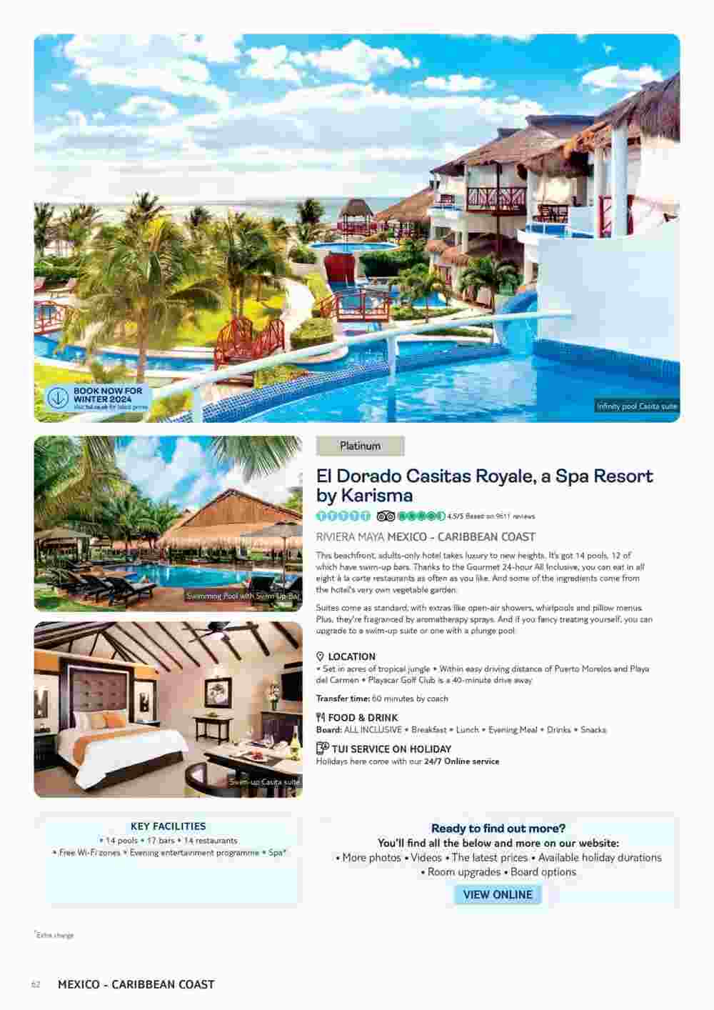 Tui offers valid from 10/11/2023 - Page 62.