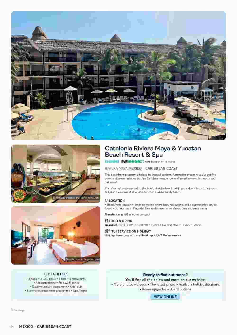 Tui offers valid from 10/11/2023 - Page 64.