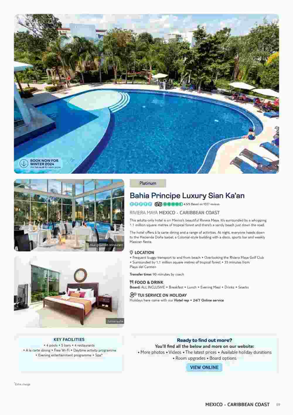 Tui offers valid from 10/11/2023 - Page 69.