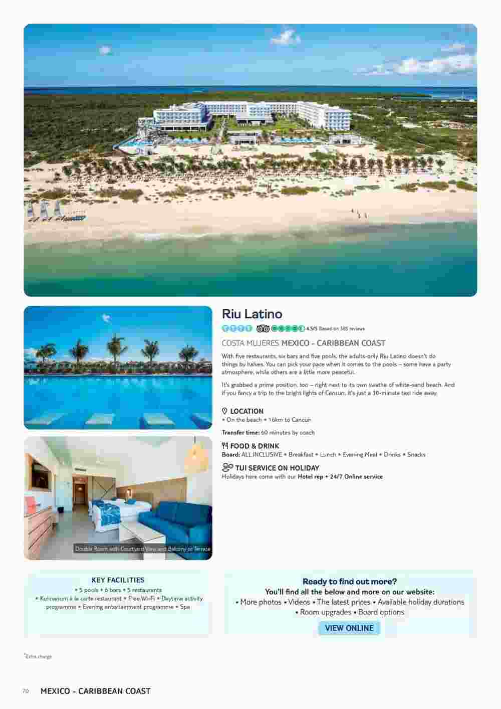 Tui offers valid from 10/11/2023 - Page 70.