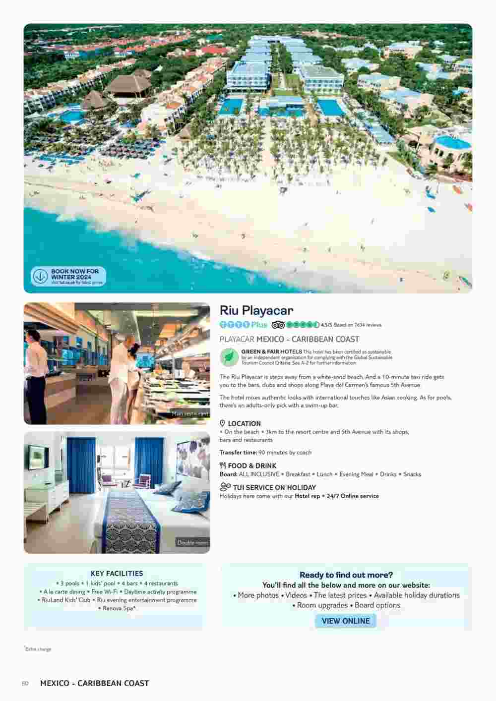 Tui offers valid from 10/11/2023 - Page 80.