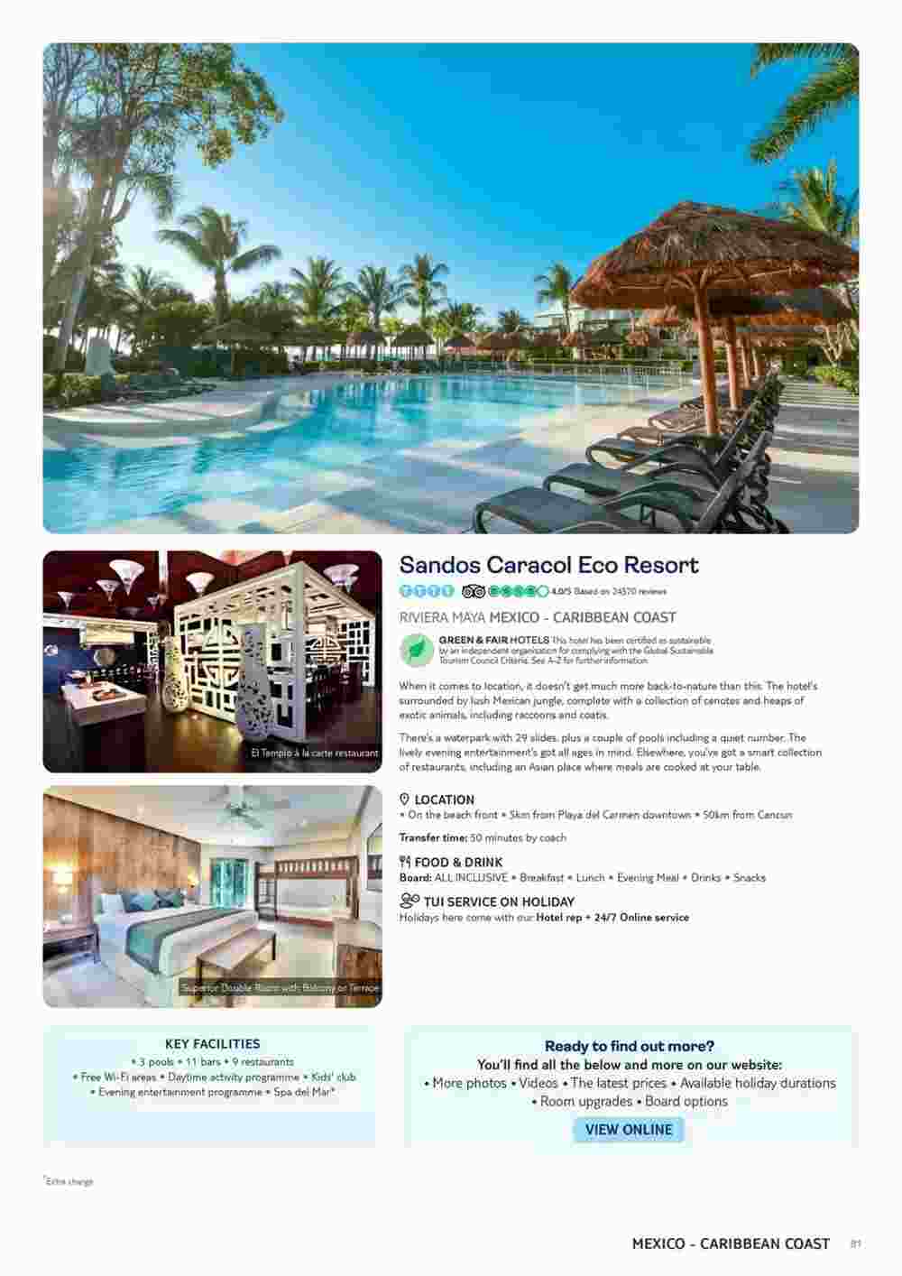 Tui offers valid from 10/11/2023 - Page 81.