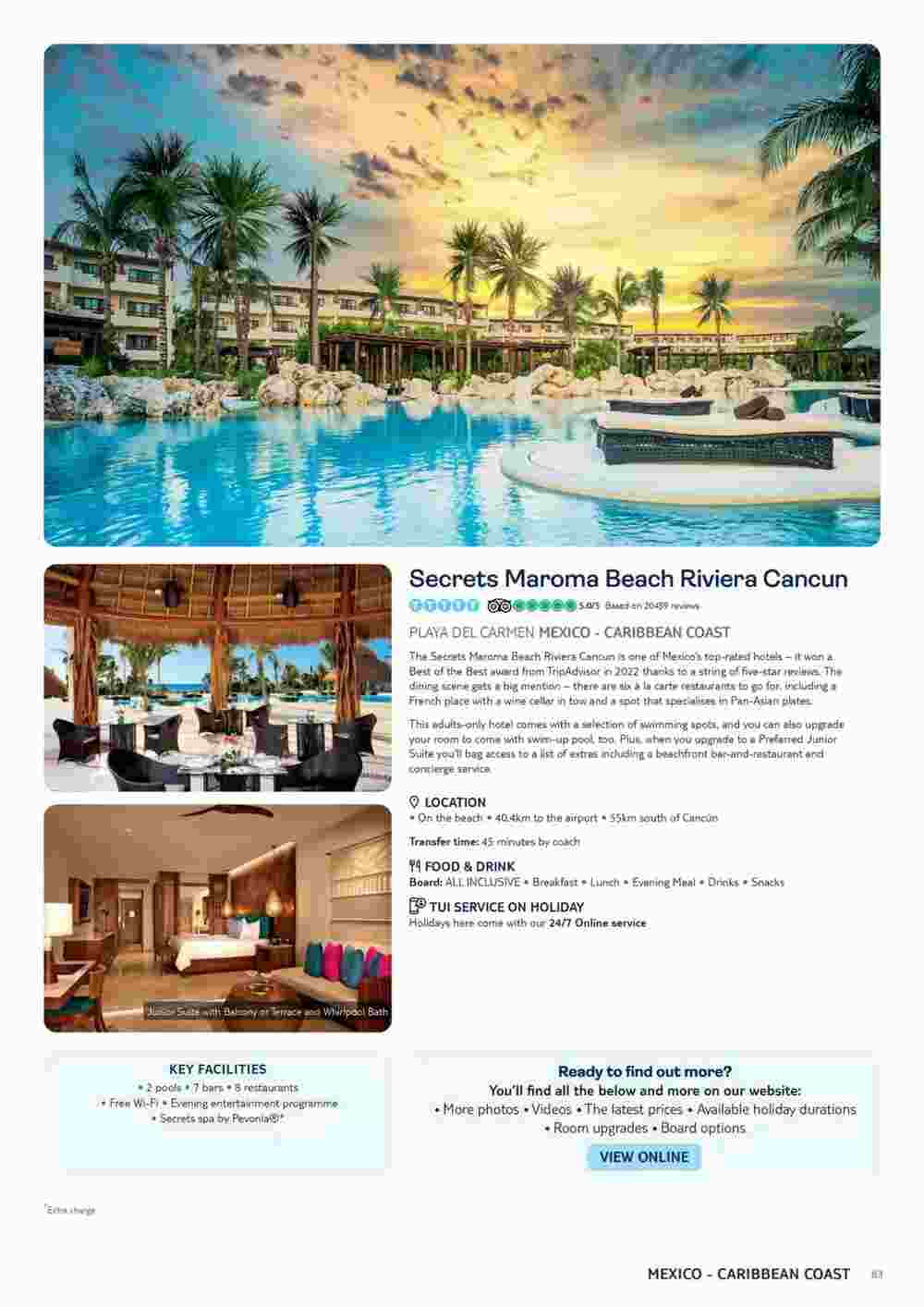 Tui offers valid from 10/11/2023 - Page 83.