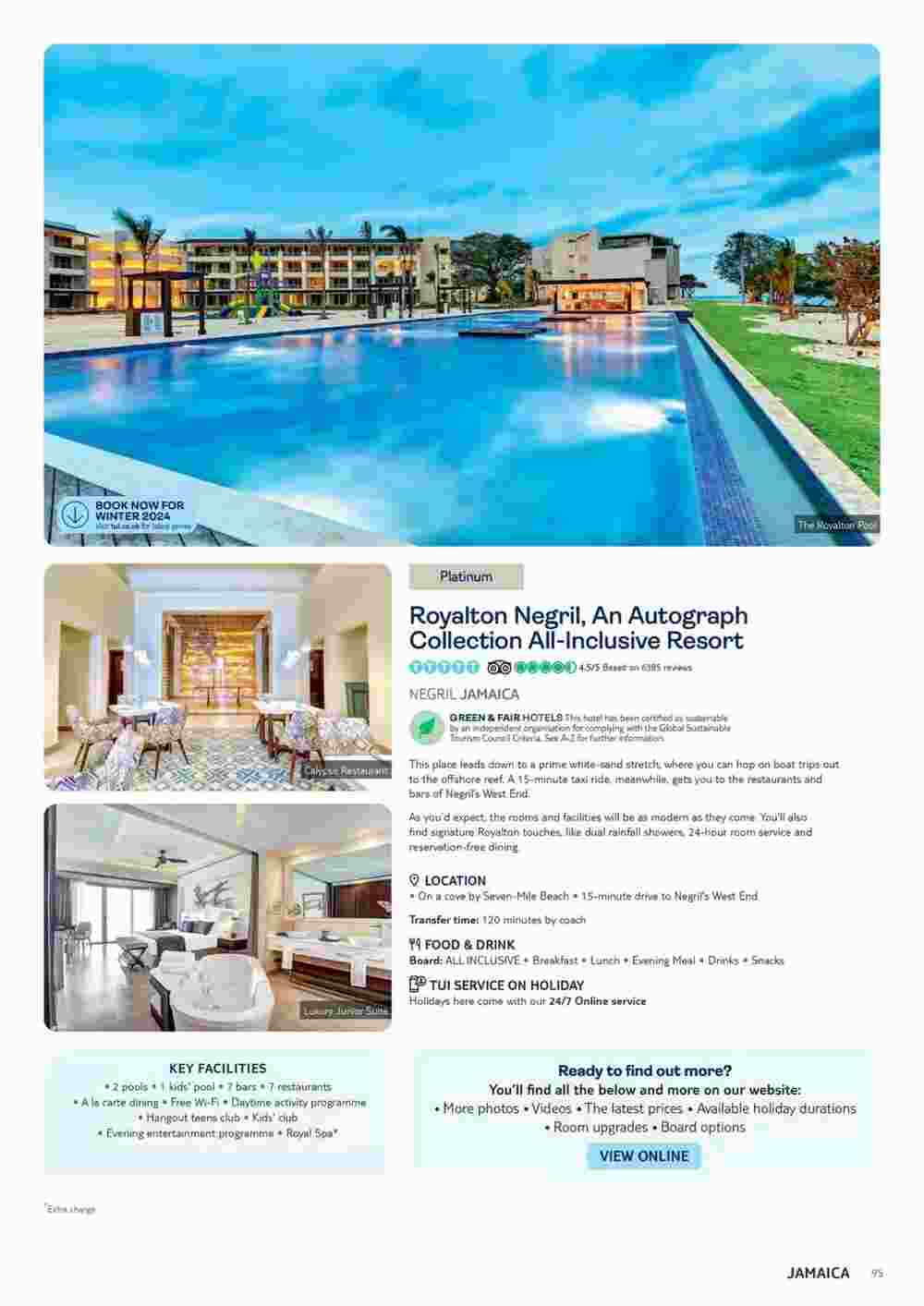 Tui offers valid from 10/11/2023 - Page 95.
