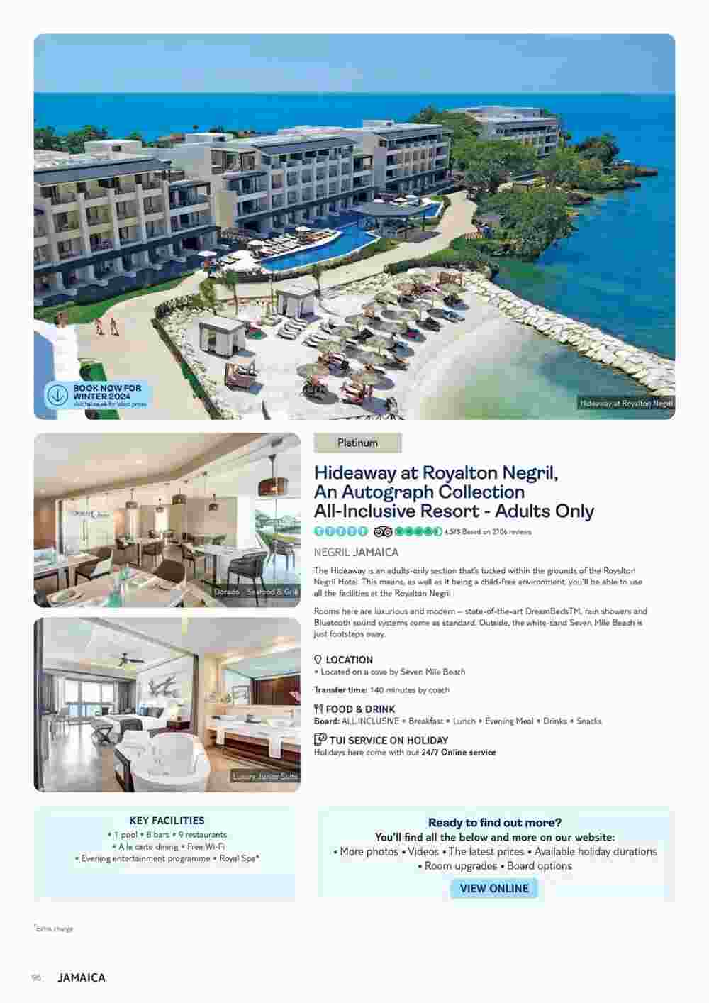 Tui offers valid from 10/11/2023 - Page 96.