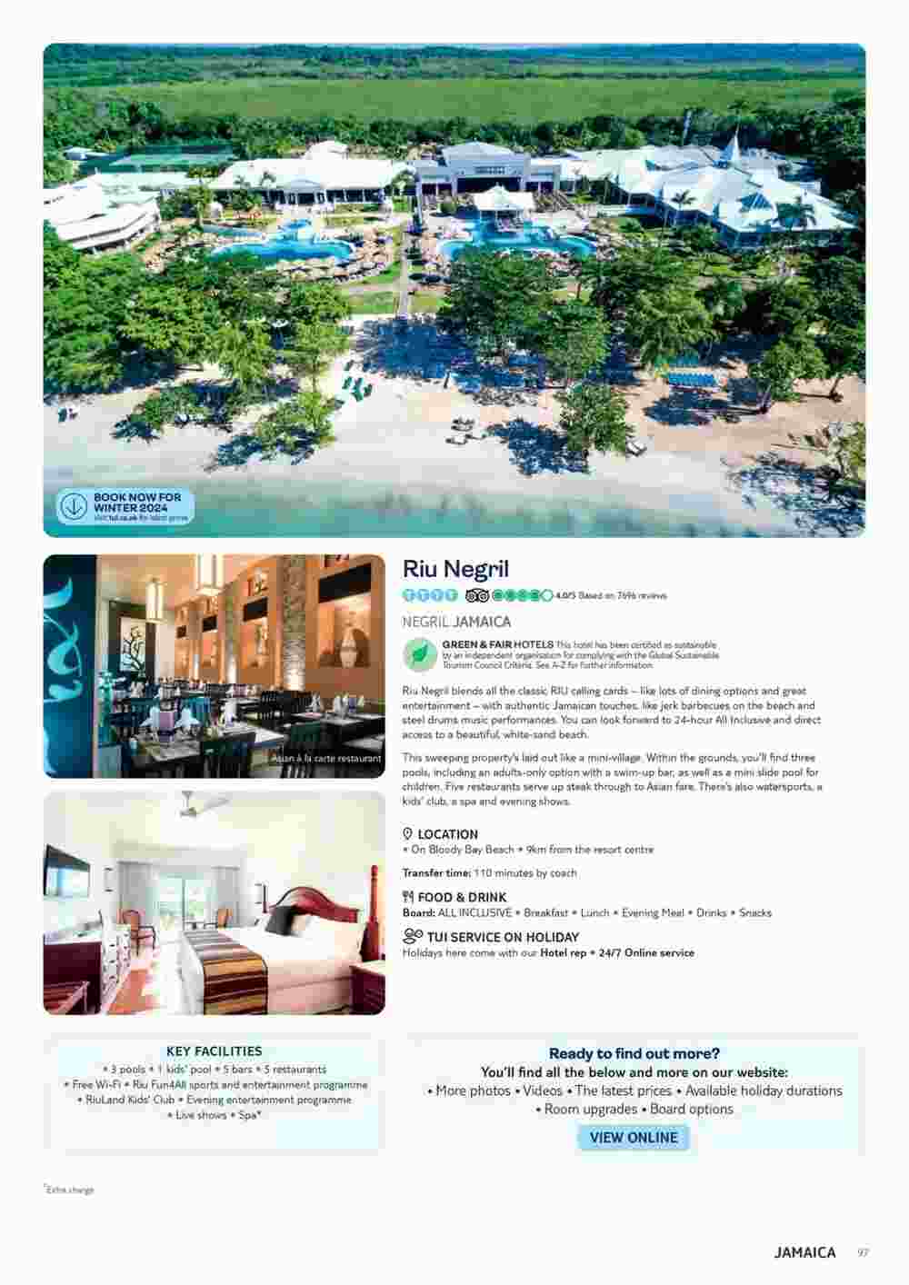 Tui offers valid from 10/11/2023 - Page 97.