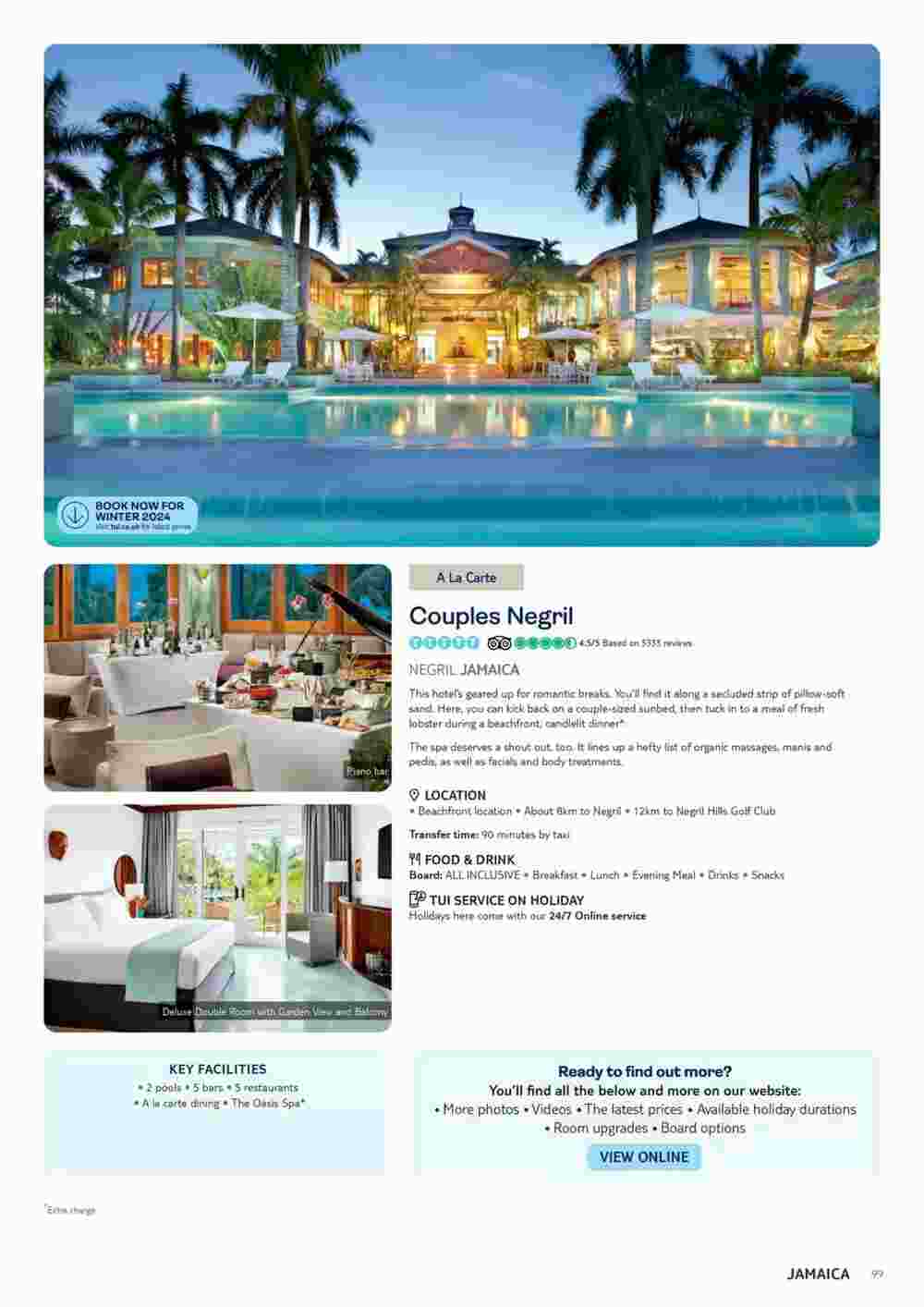 Tui offers valid from 10/11/2023 - Page 99.