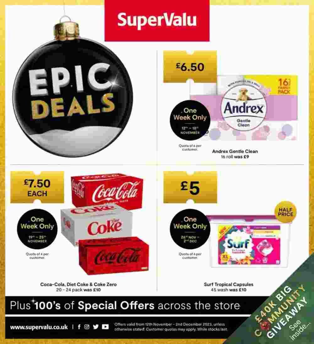 SuperValu offers valid from 12/11/2023 - Page 1.