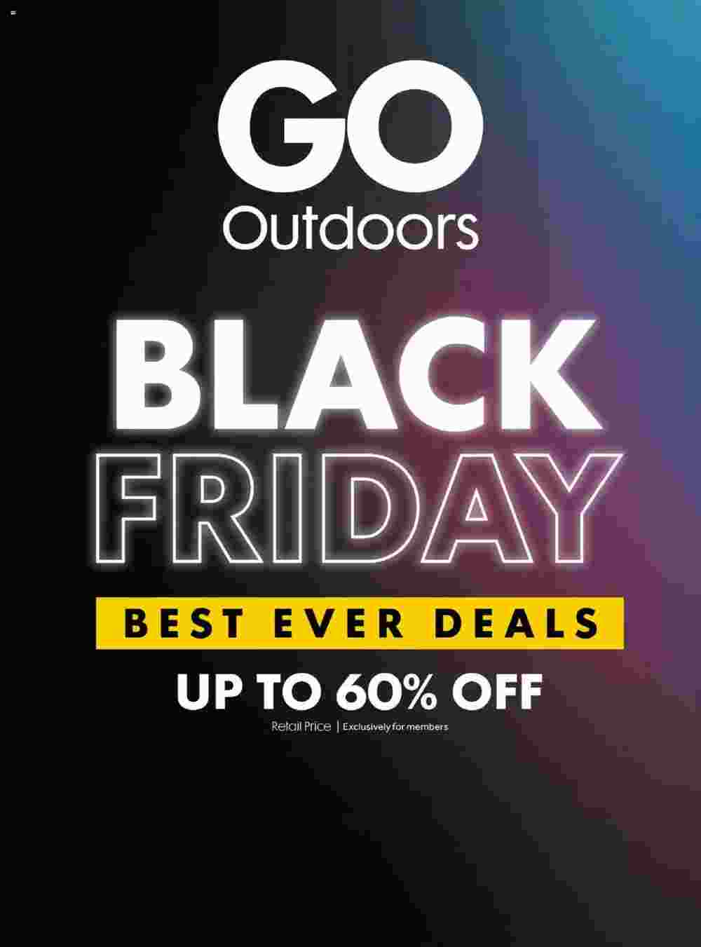 GO Outdoors offers valid from 13/11/2023 - Page 1.