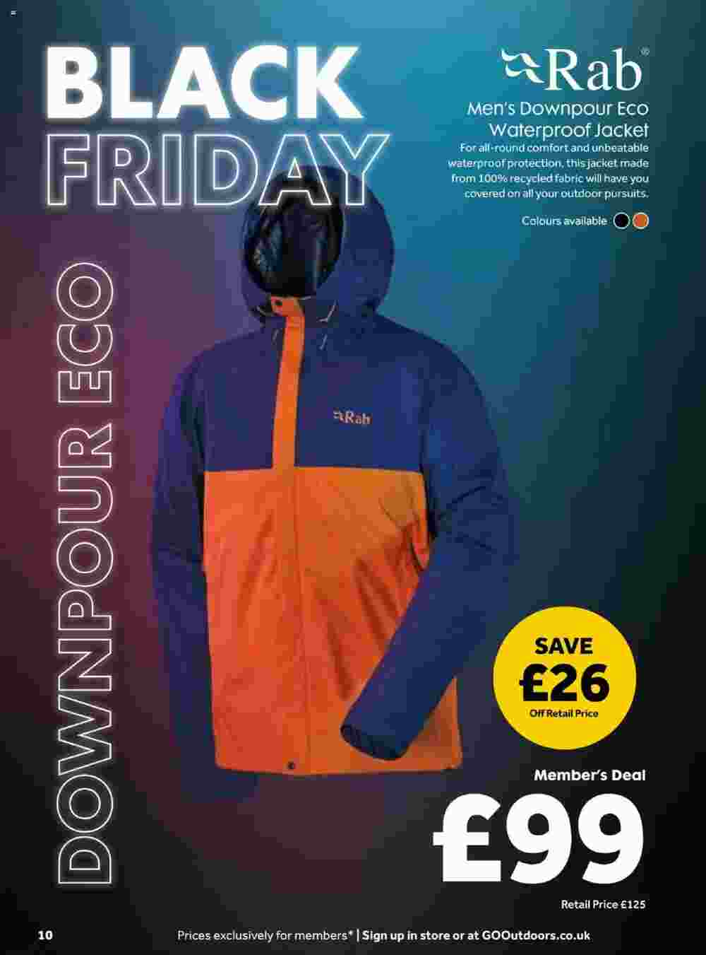 GO Outdoors offers valid from 13/11/2023 - Page 10.