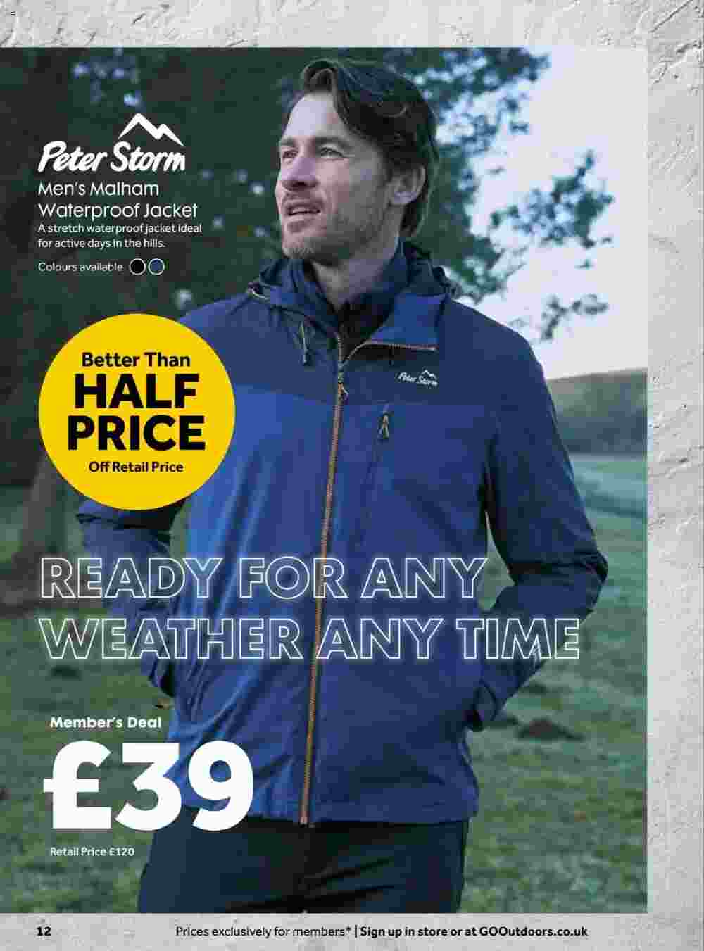 GO Outdoors offers valid from 13/11/2023 - Page 12.