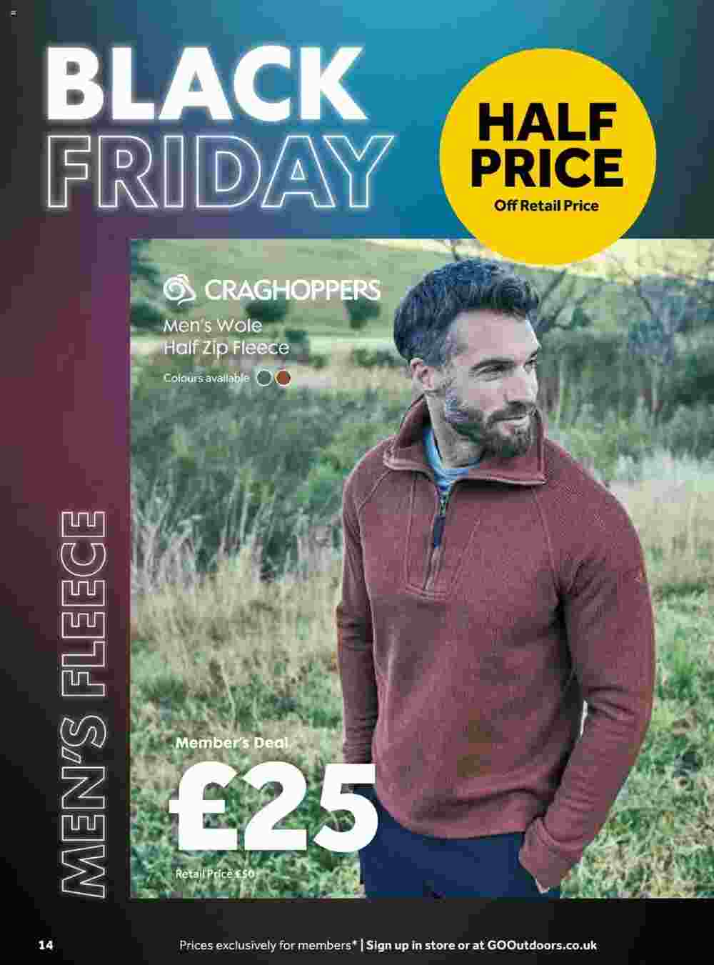 GO Outdoors offers valid from 13/11/2023 - Page 14.