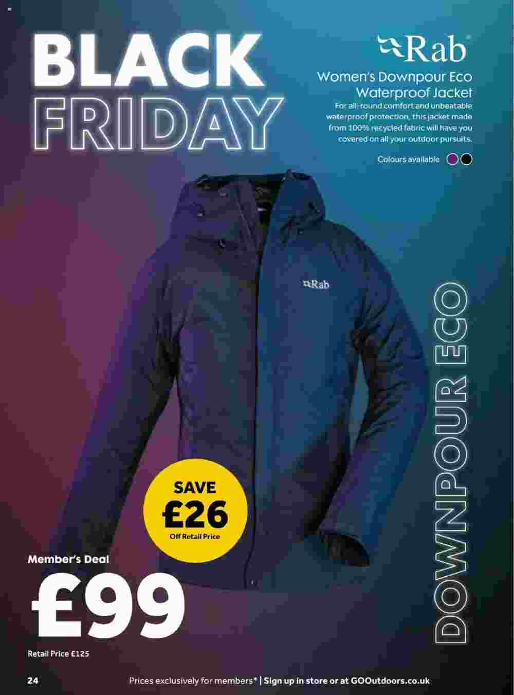 GO Outdoors offers valid from 13/11/2023 - Page 24.