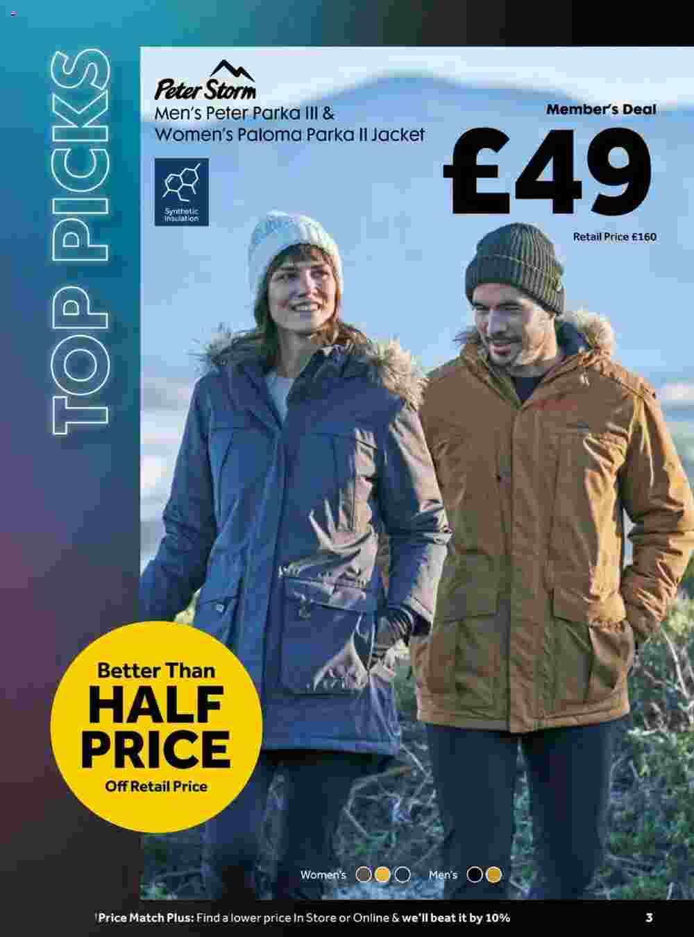 GO Outdoors offers valid from 13/11/2023 - Page 3.