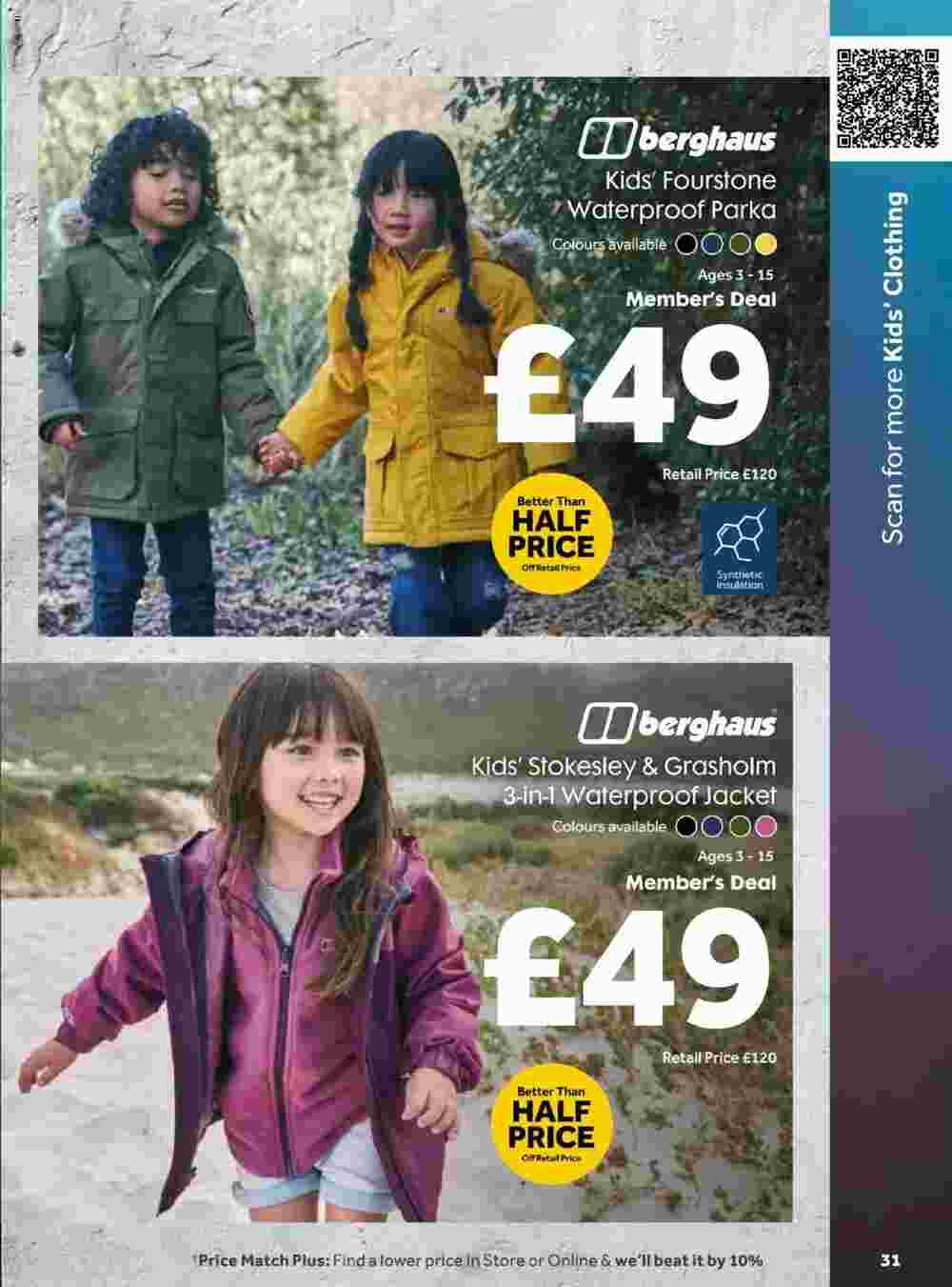 GO Outdoors offers valid from 13/11/2023 - Page 31.