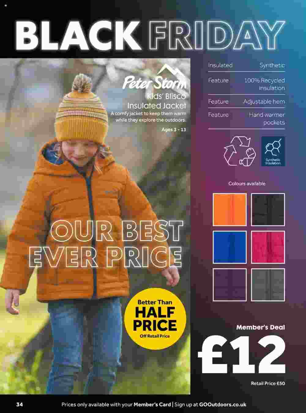 GO Outdoors offers valid from 13/11/2023 - Page 34.