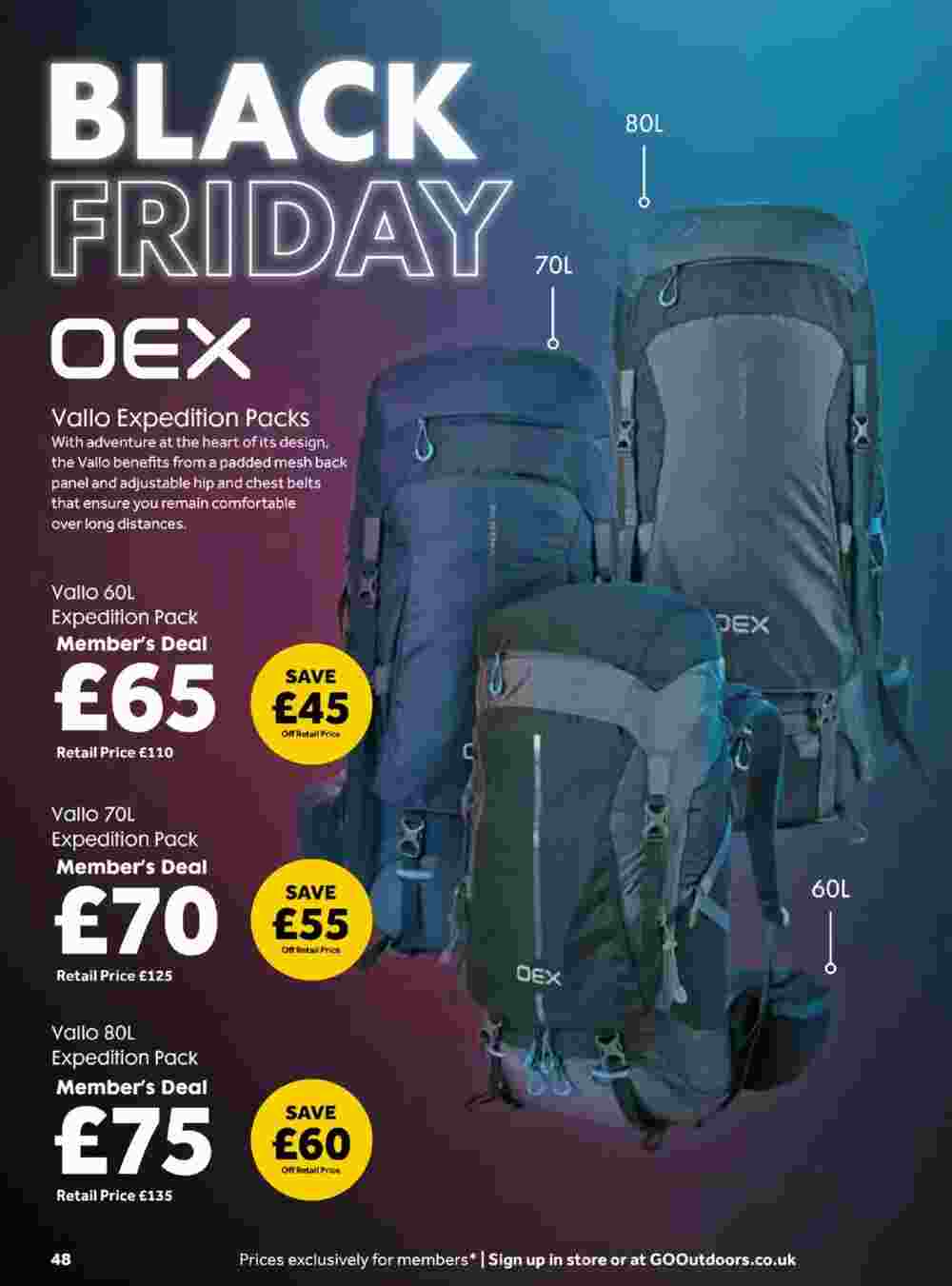 GO Outdoors offers valid from 13/11/2023 - Page 48.