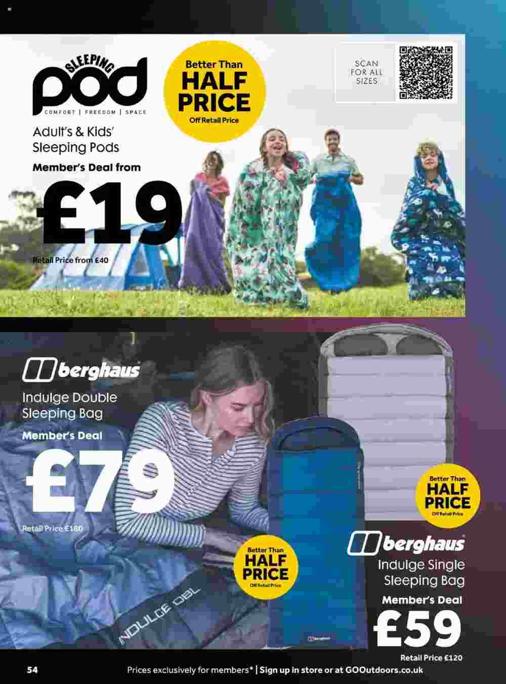 GO Outdoors offers valid from 13/11/2023 - Page 54.